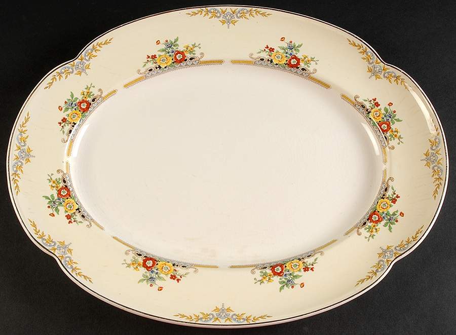 The Langhorn 16" Oval Serving Platter by Johnson Brothers-1