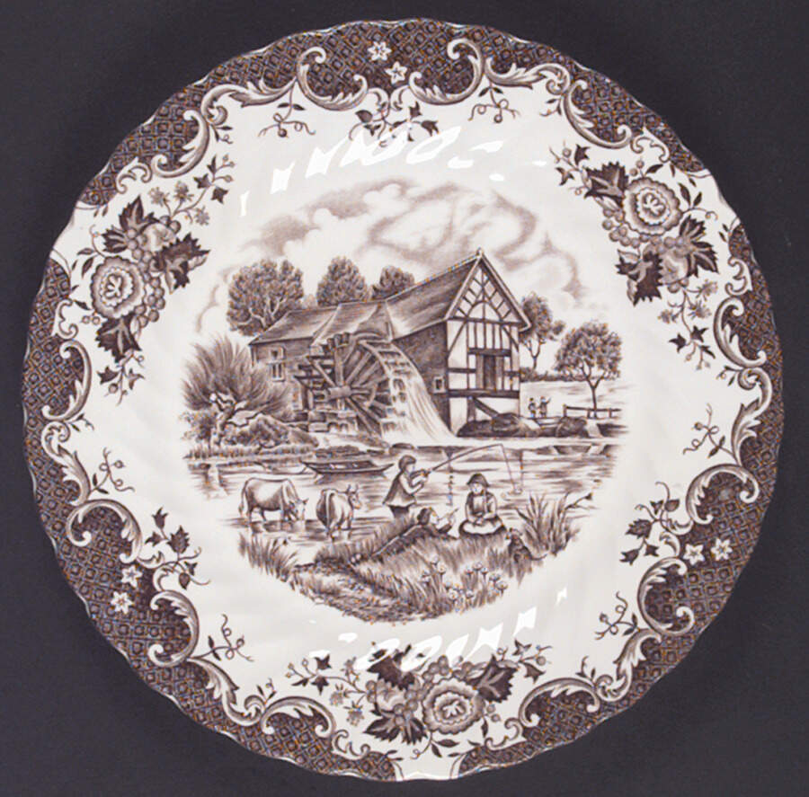 English Country Life Salad Plate by Johnson Brothers-1