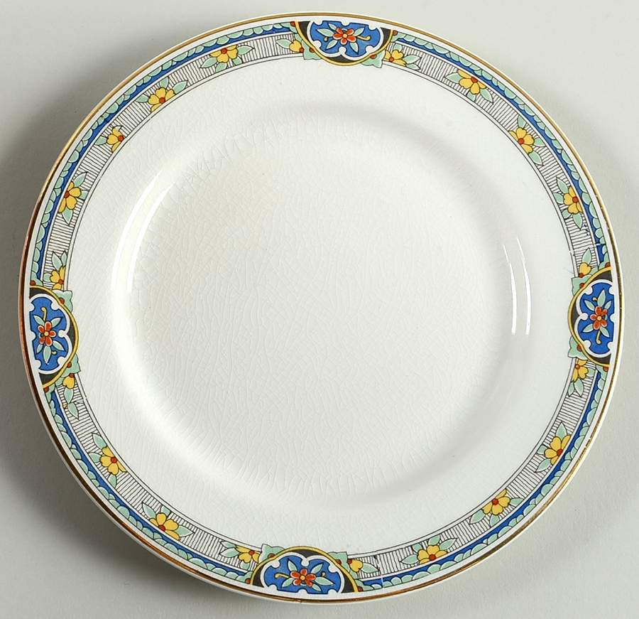 Sheraton (Floral Band on Rim) Dessert/Pie Plate by Johnson Brothers-1