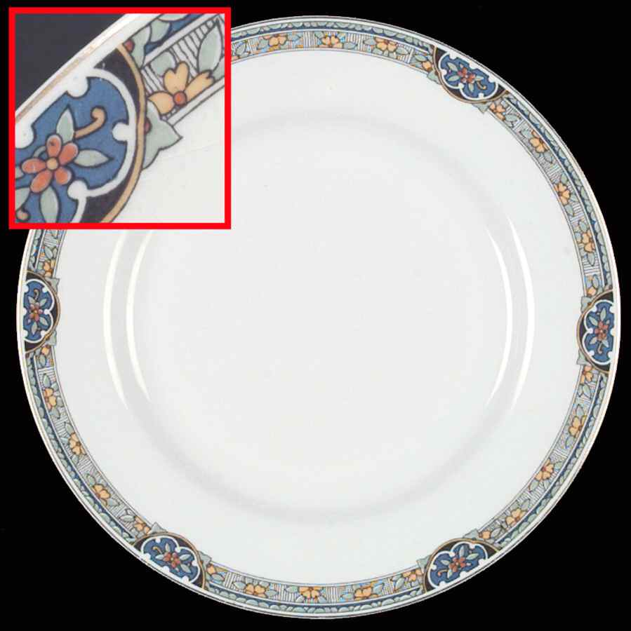 Sheraton (Floral Band on Rim) Dinner Plate by Johnson Brothers-1