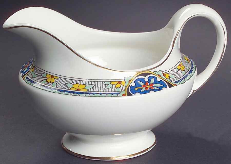 Sheraton (Floral Band on Rim) Creamer by Johnson Brothers-1