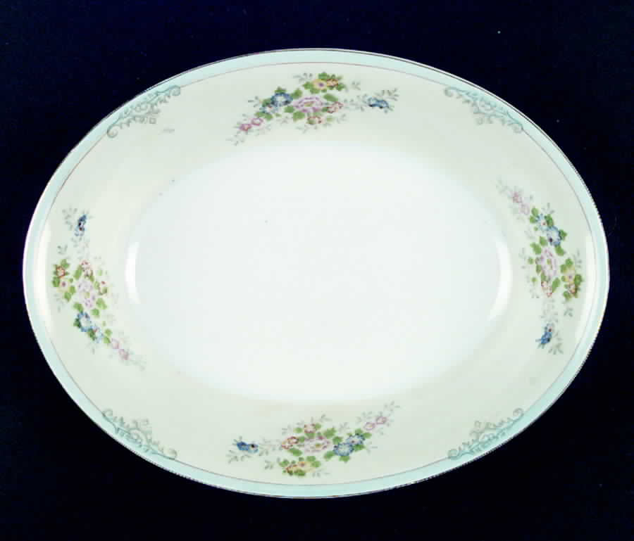 JAP91 10" Oval Vegetable Bowl by Japan-1