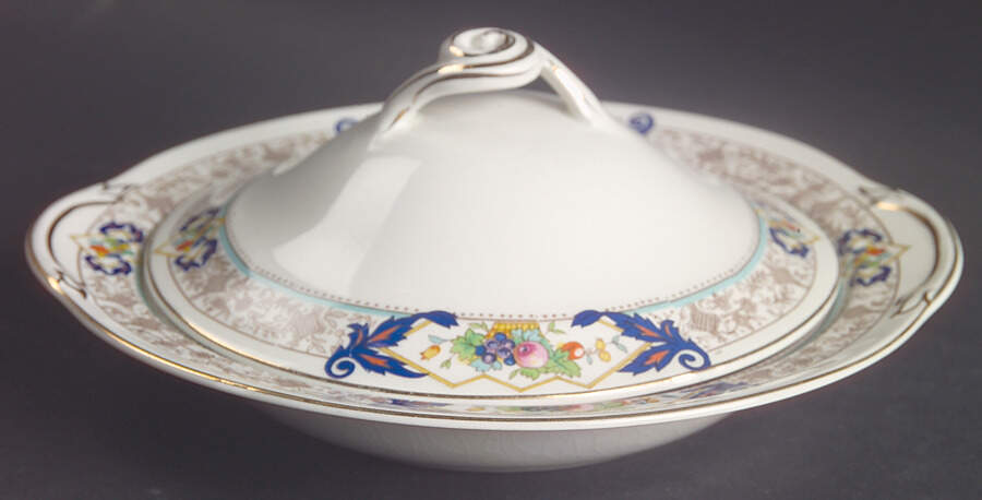 JB338 Round Covered Butter by Johnson Brothers-1
