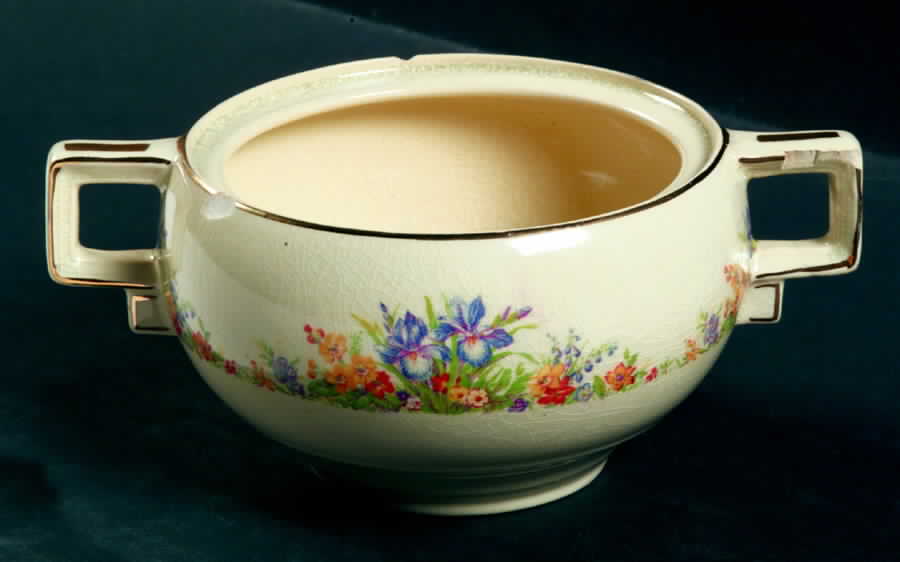 Silverdale (Victorian) Sugar Bowl No Lid by Johnson Brothers-1