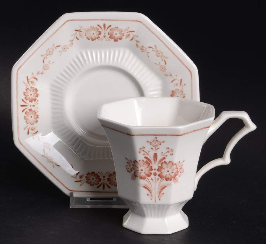 Russet Footed Cup & Saucer Set by JCPenney-1