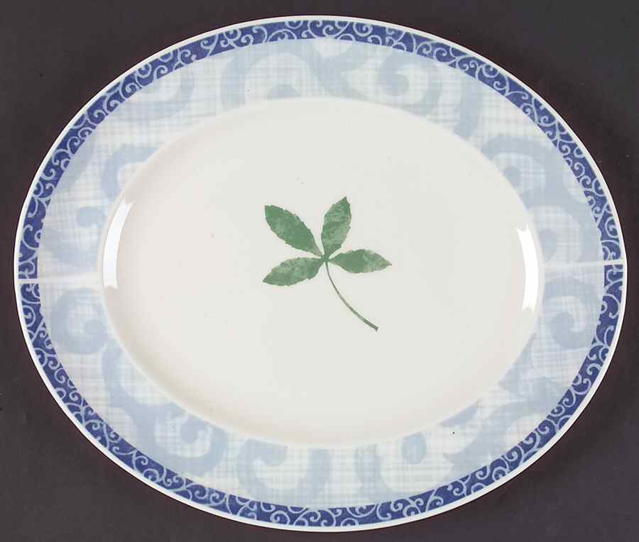Windfall 12" Oval Serving Platter by Johnson Brothers-1