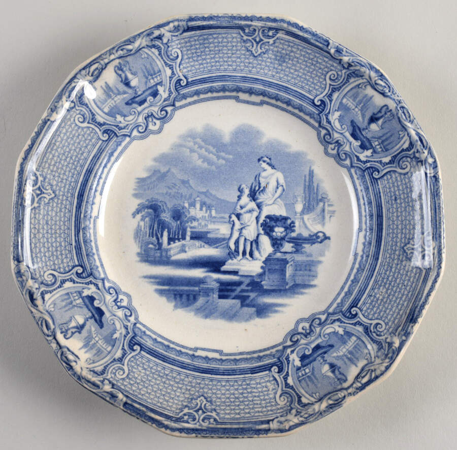 Carrara Luncheon Plate by John Holland-1