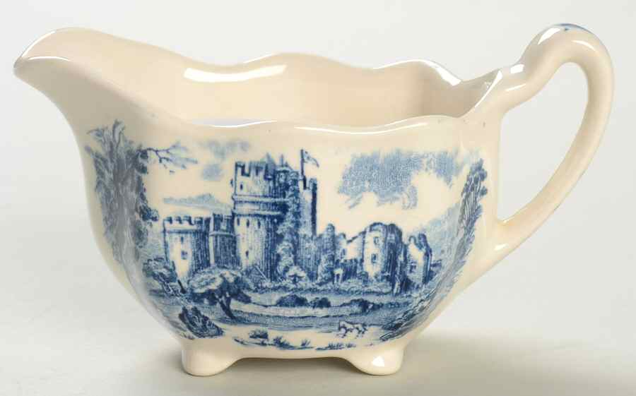 Castle Story Blue Mini Creamer by Johnson Brothers-1