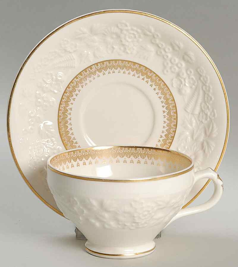 27512 Footed Cup & Saucer Set by George Jones & Sons-1
