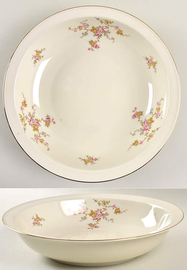 E628 10" Round Vegetable Bowl by Johann Haviland-1