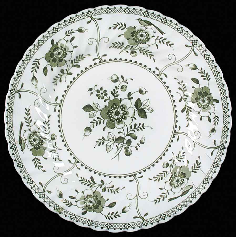 Indies Green Dinner Plate by Johnson Brothers-1