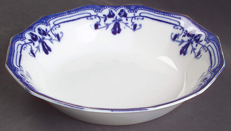 Royston (Gold Trim) Coupe Soup Bowl by Johnson Brothers-1