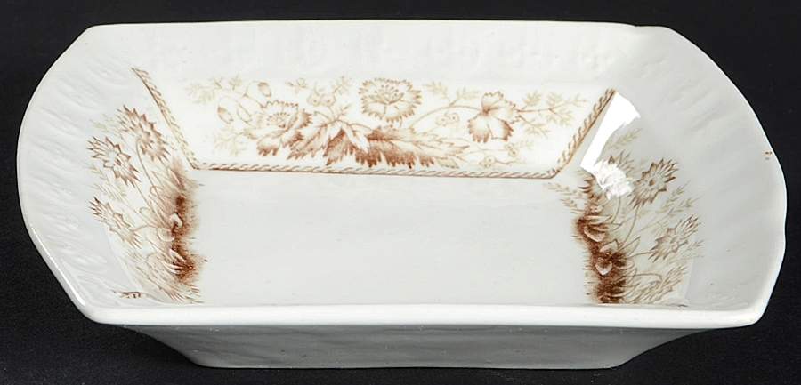 Sylvan Brown (Scalloped) Small Ashtray by Johnson Brothers-1