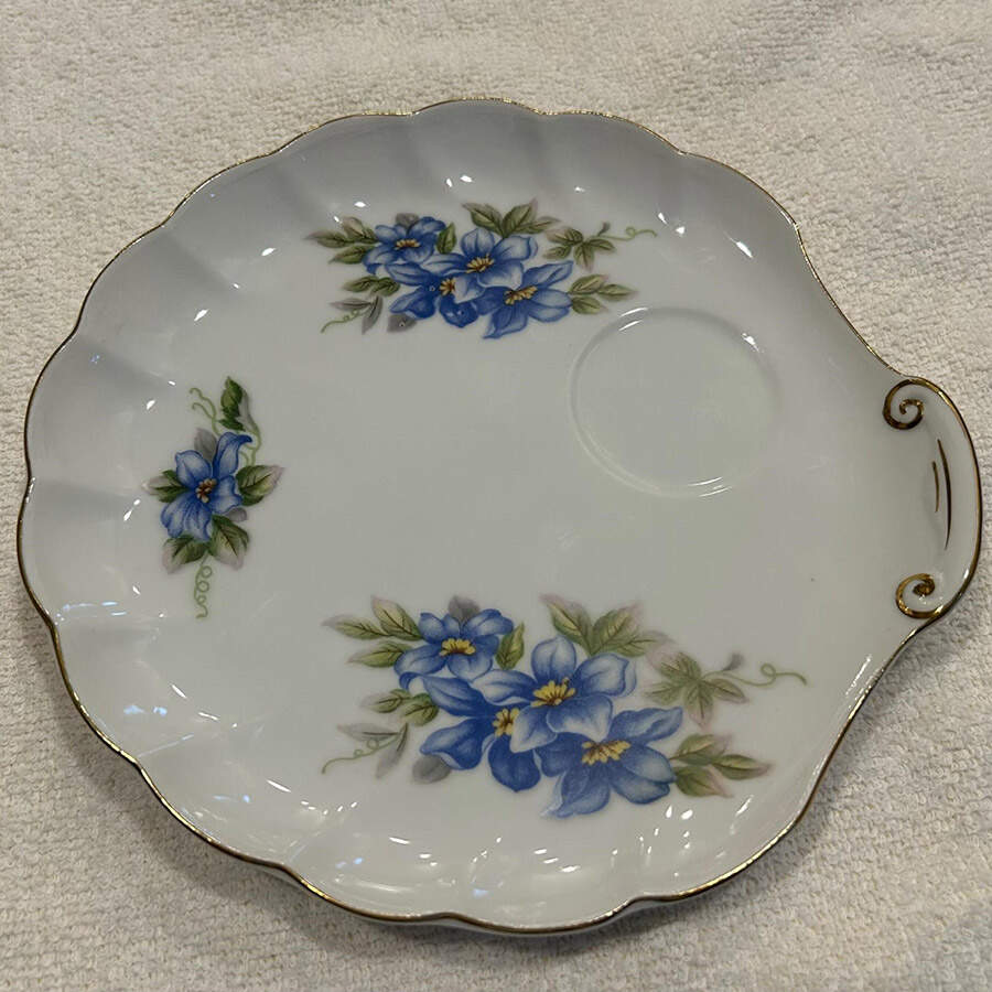 Blue Violet Snack Plate by ACI-1