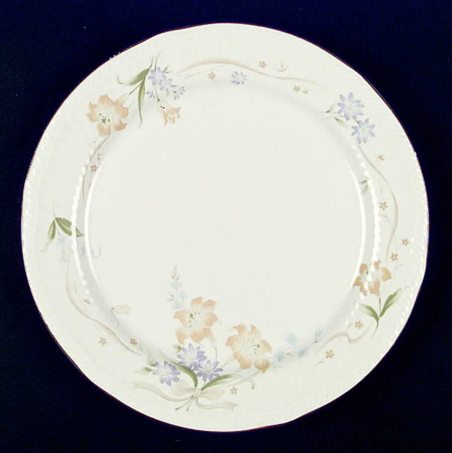 Lemon Lilies Dinner Plate by Sears-1