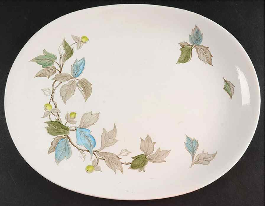 Berry Branch 12" Oval Serving Platter by Johnson Brothers-1