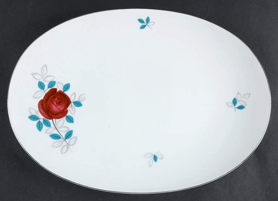 JOH235 13" Oval Serving Platter by Johann Haviland-1