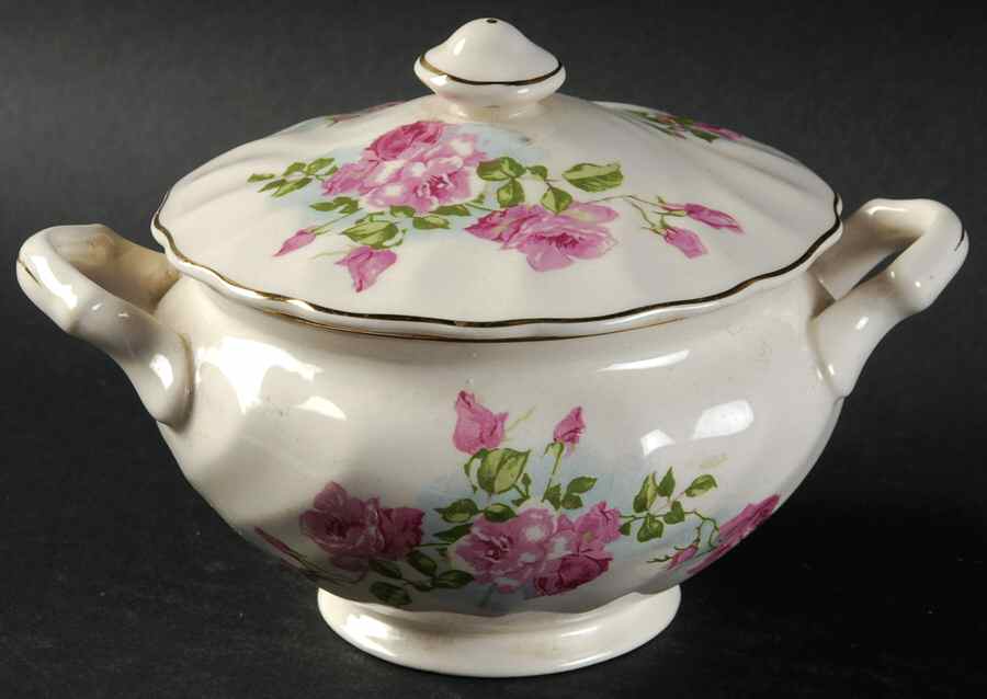 JB381 Sugar Bowl & Lid by Johnson Brothers-1