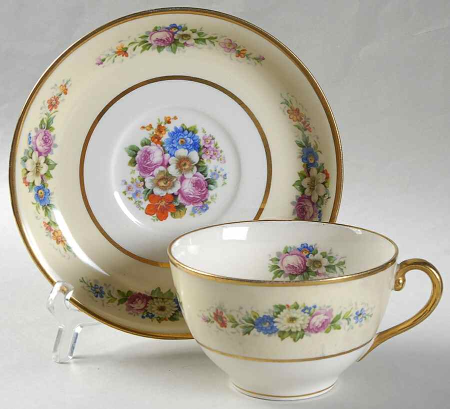 JB385 Flat Cup & Saucer Set by Johnson Brothers-1