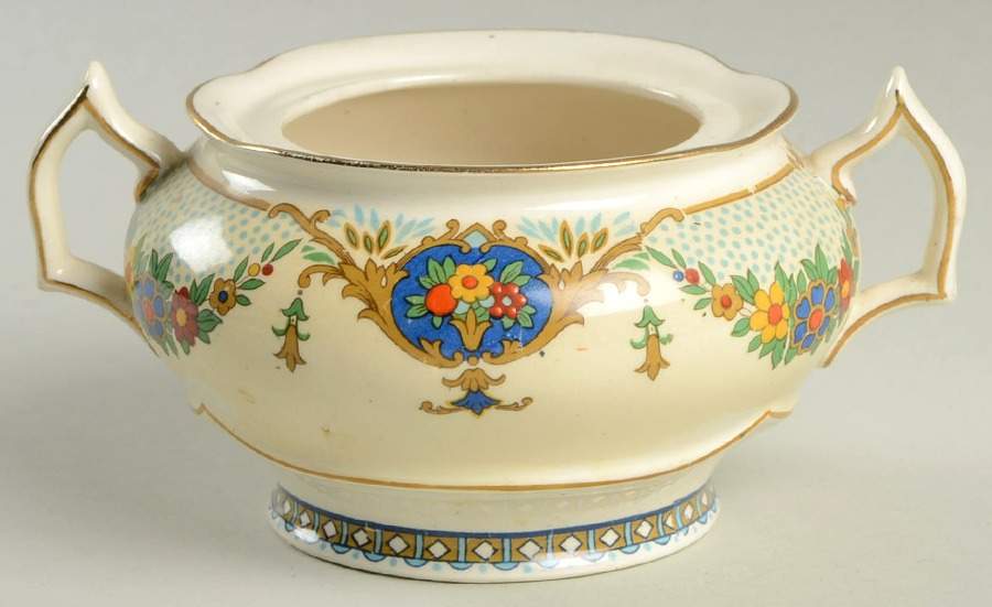 The Barclay Sugar Bowl No Lid by George Jones & Sons-1