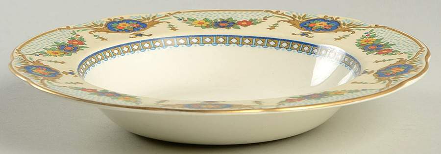 The Barclay Rim Soup Bowl by George Jones & Sons-1