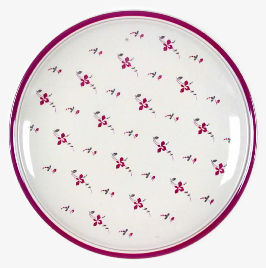 Burgundy Dinner Plate by Jepcor-1