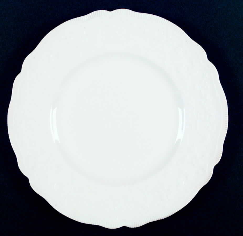 Old Staffordshire White Dinner Plate by Johnson Brothers-1