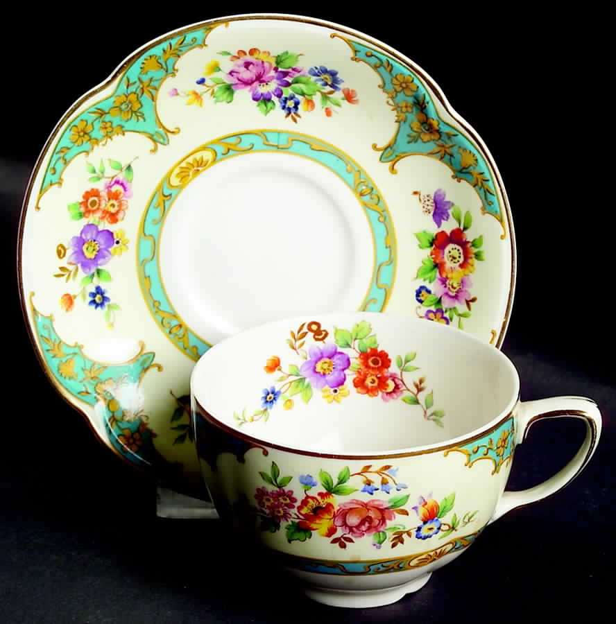 Belgravia Flat Cup & Saucer Set by Johnson Brothers-1