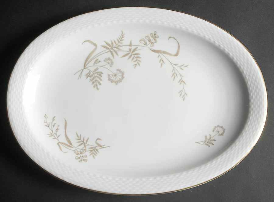 Cornelia 14" Oval Serving Platter by Johann Haviland-1