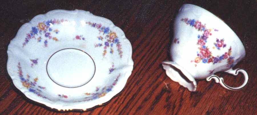 JOH240 Footed Cup & Saucer Set by Johann Haviland-1