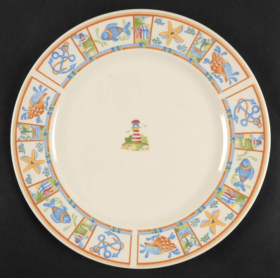 Seaside 12" Chop Plate (Round Platter) by Johnson Brothers-1