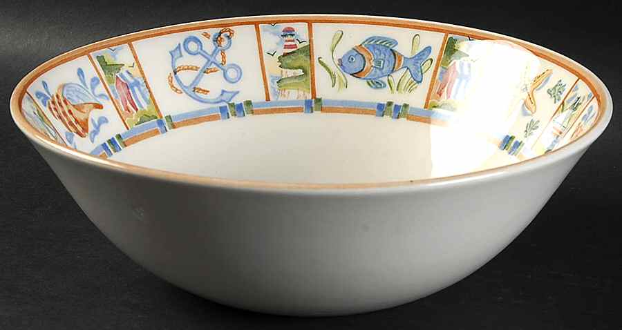 Seaside 8" Round Vegetable Bowl by Johnson Brothers-1