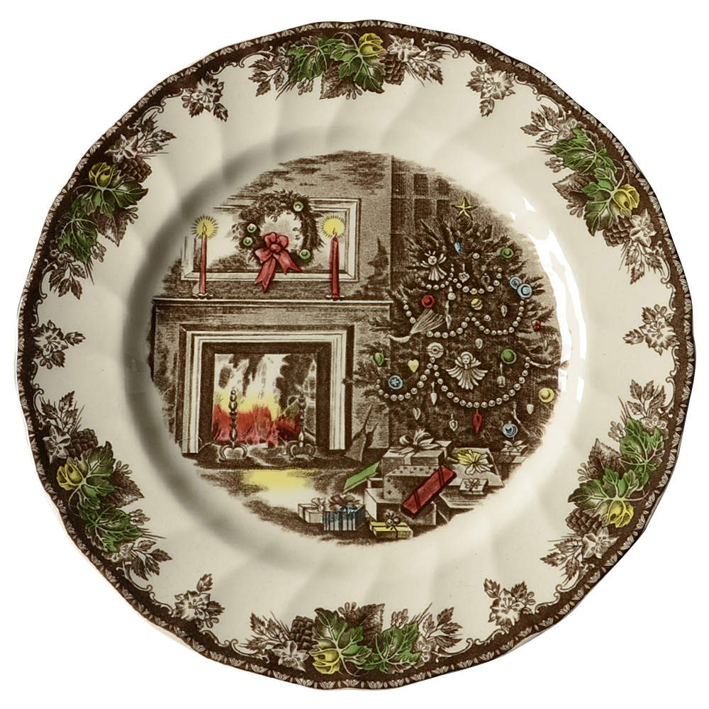 Friendly Village, The (Christmas) Dinner Plate by Johnson Brothers-1