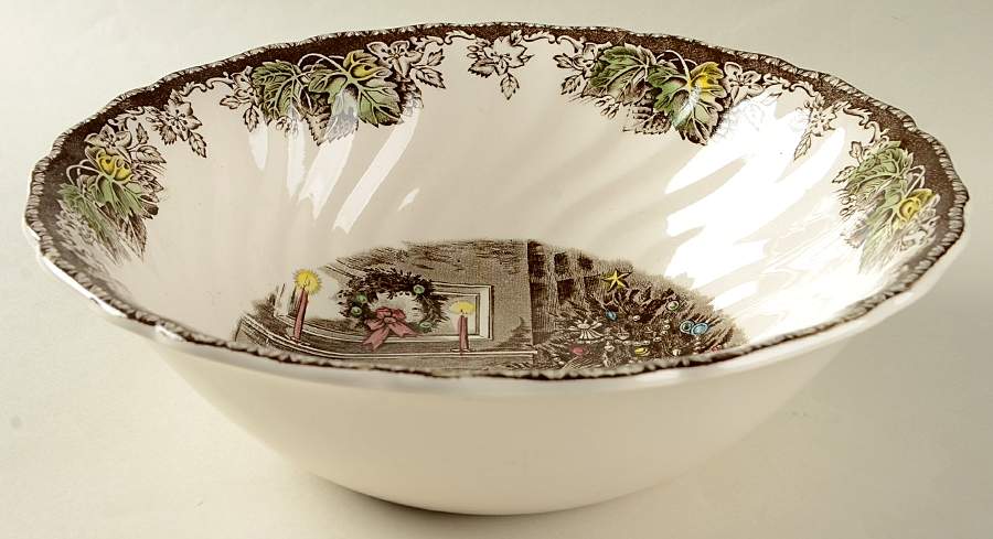 Friendly Village, The (Christmas) 10" Large Salad Serving Bowl by Johnson Brothers-1