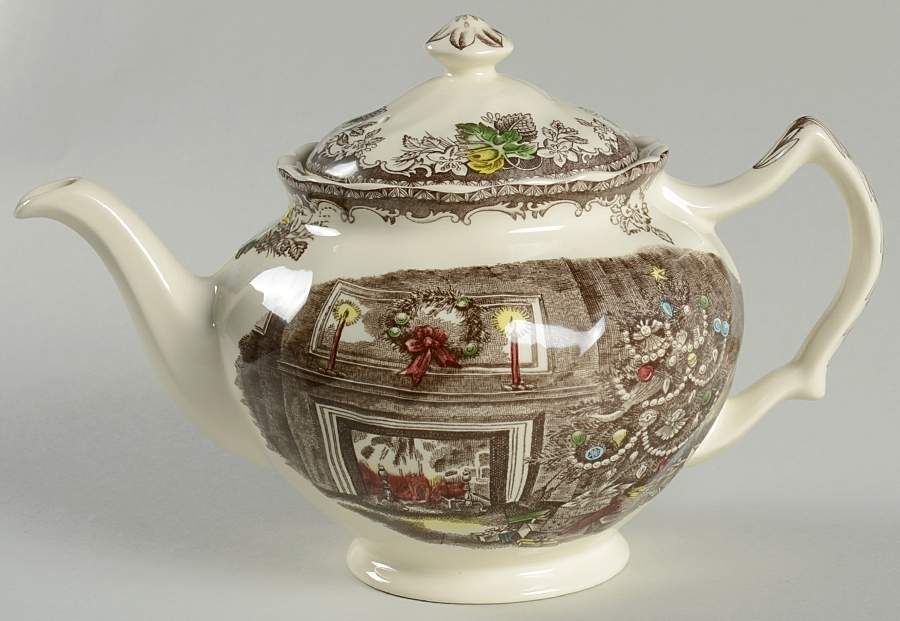 Friendly Village, The (Christmas) Teapot & Lid by Johnson Brothers-1