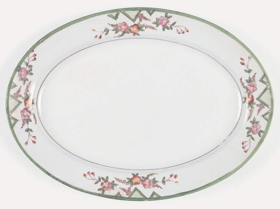 JAP124 14" Oval Serving Platter by Japan-1