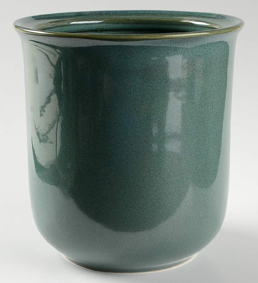 Variations Sage Stone (Green) Large Canister No Lid by JCPenney-1
