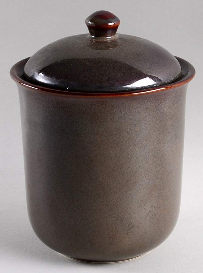 Variations Granite Brown Medium Canister & Lid by JCPenney-1