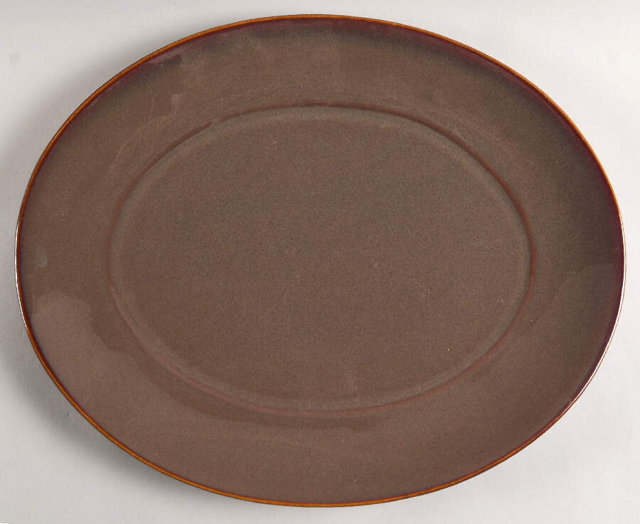 Variations Granite Brown 15" Oval Serving Platter by JCPenney-1
