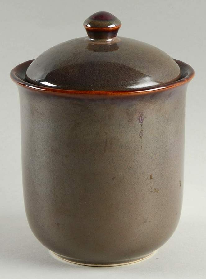 Variations Granite Brown Small Canister & Lid by JCPenney-1