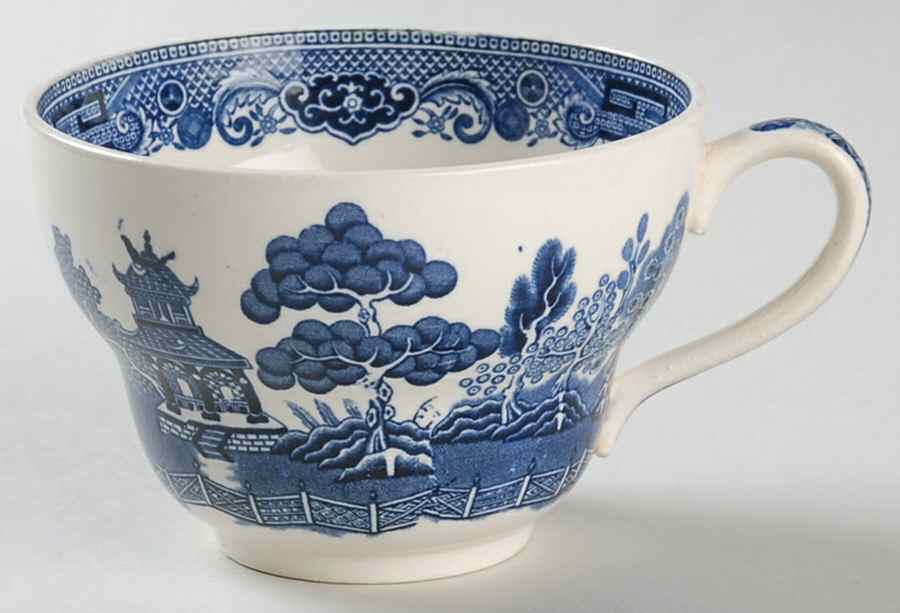 Willow Blue (Black & Blue Backstamps, Older) Jumbo Cup by Johnson Brothers-1