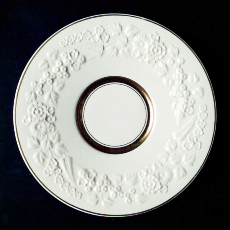 27510 Flat Cream Soup Bowl & Saucer Set by George Jones & Sons-1