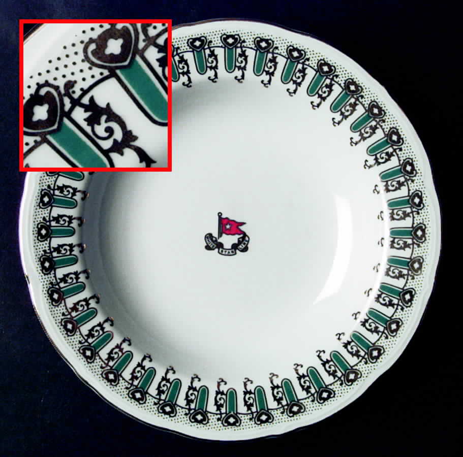 Titanic (Reproduction) Rim Soup Bowl by J Peterman-1