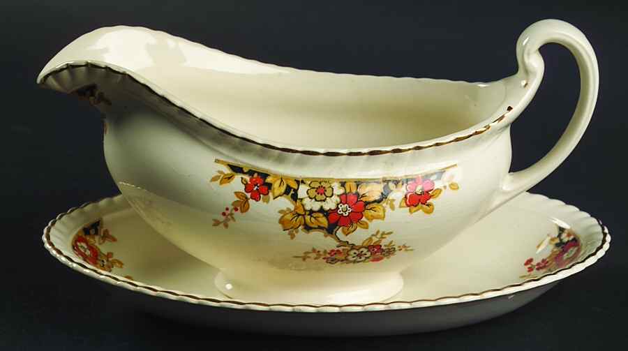 JB420 Gravy Boat & Underplate/Relish by Johnson Brothers-1