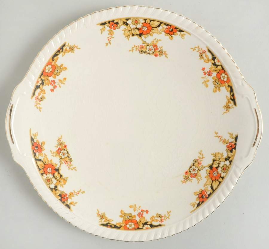 JB420 Handled Cake Plate by Johnson Brothers-1