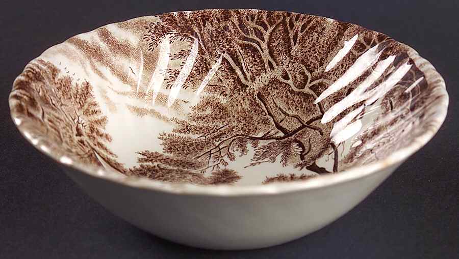 Watermill Brown Coupe Cereal Bowl by Johnson Brothers-1