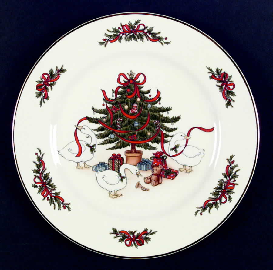 Country Christmas Dinner Plate by Jay Import-1