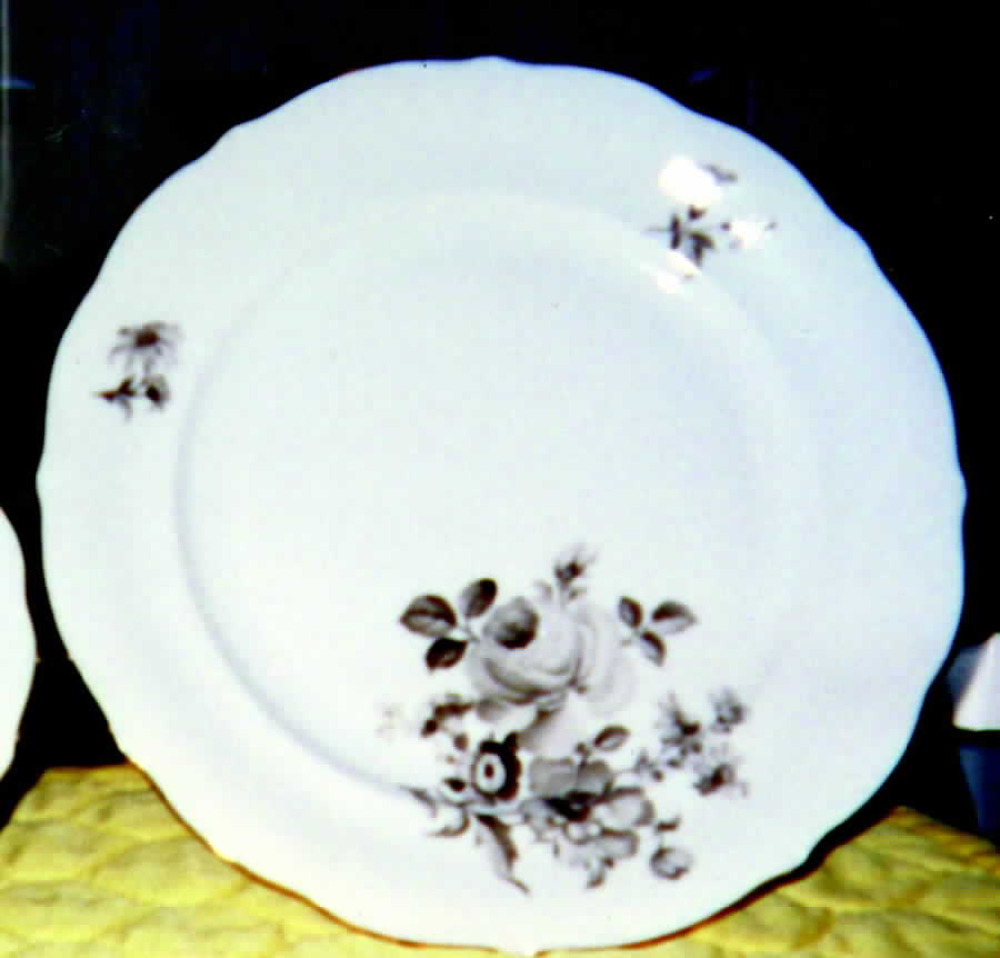 Twilight Rose Dinner Plate by Johann Haviland-1
