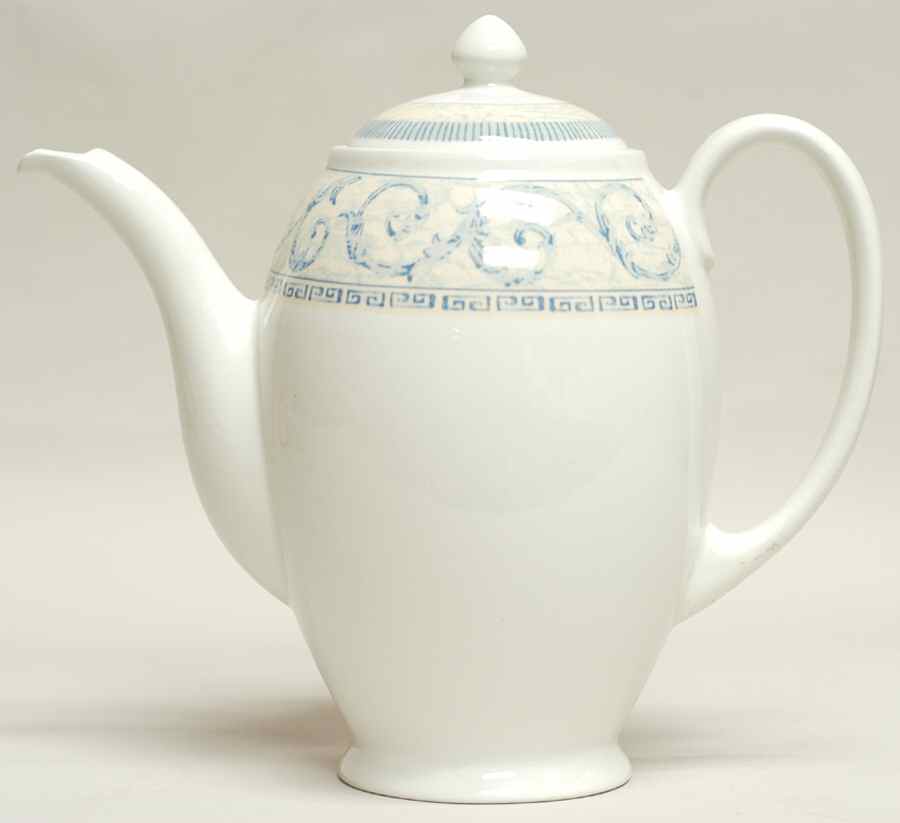 Acanthus Blue Coffee Pot & Lid by Johnson Brothers-1