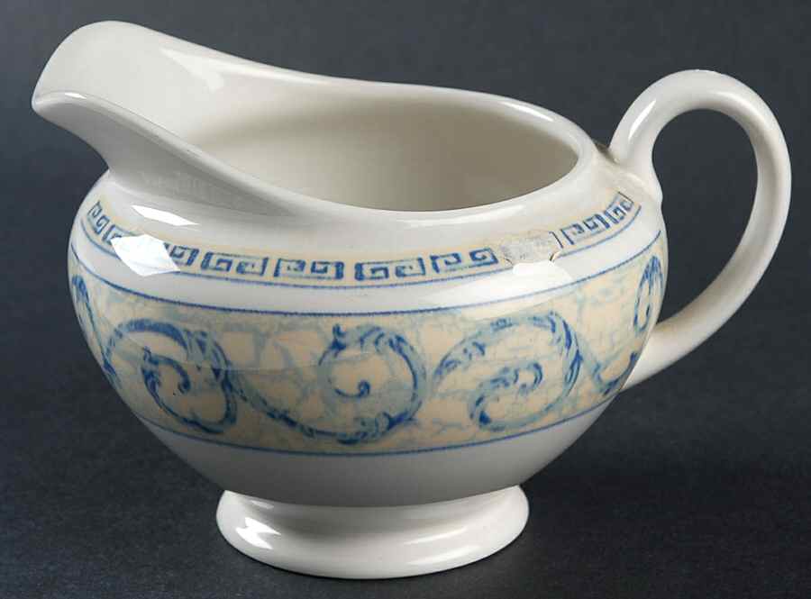 Acanthus Blue Creamer by Johnson Brothers-1